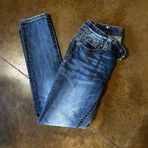 MissMe Mid Rise Skinny Jean with Stretch Size 30
